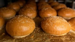 pão de hambúrguer