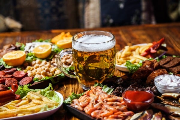 petiscos para cerveja