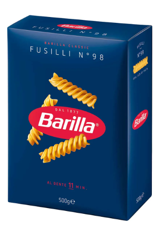 Macarrão de Sêmola Grano Duro Fusilli 98 Barilla