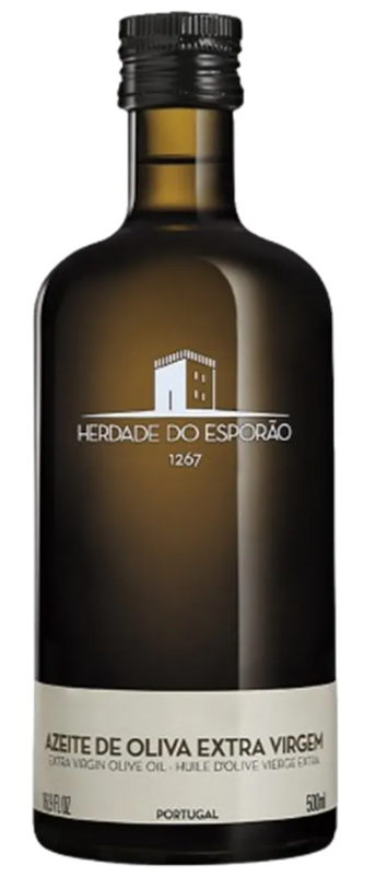 Garrafa de azeite de oliva extravirgem Herdade do Esporão 500 ml, importado de Portugal