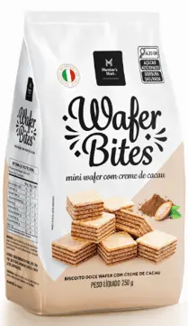 Mini Wafer com Creme de Cacau Member's Mark Caixa 250g