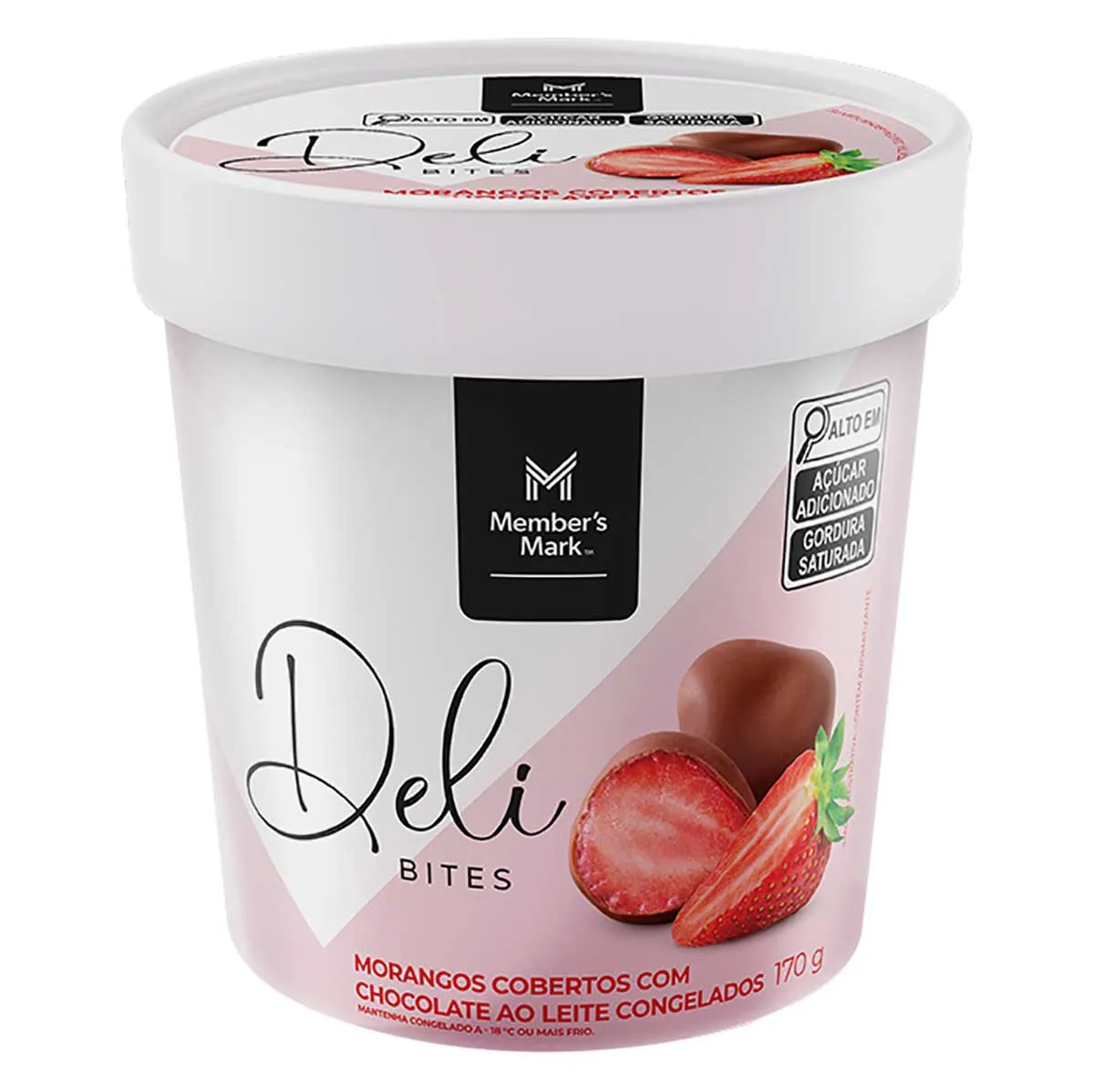 Morango Coberto de Chocolate Member's Mark 142g
