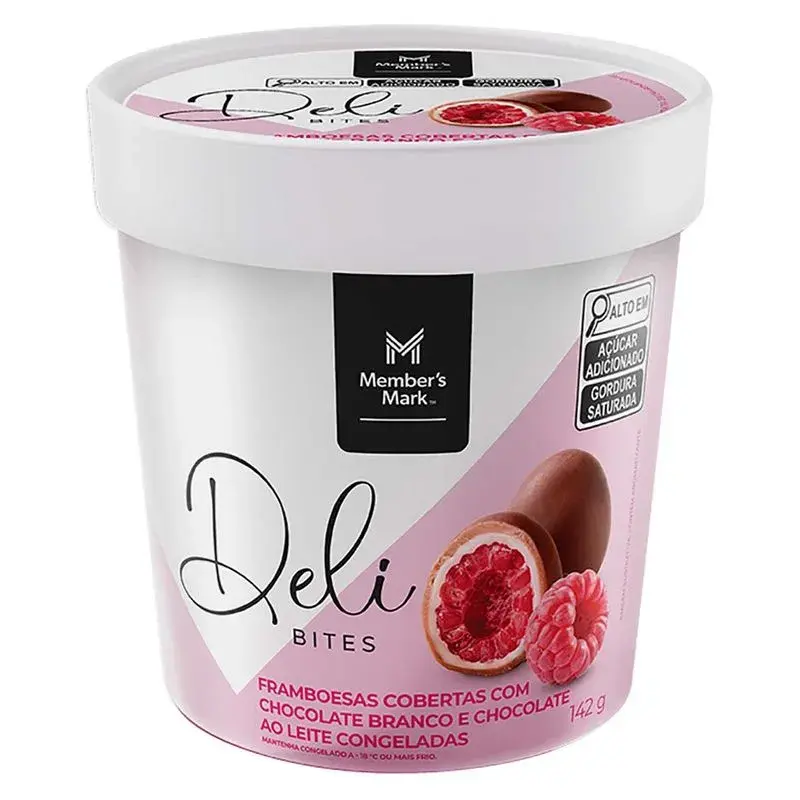 Framboesa Coberta de Chocolate Member's Mark 142g