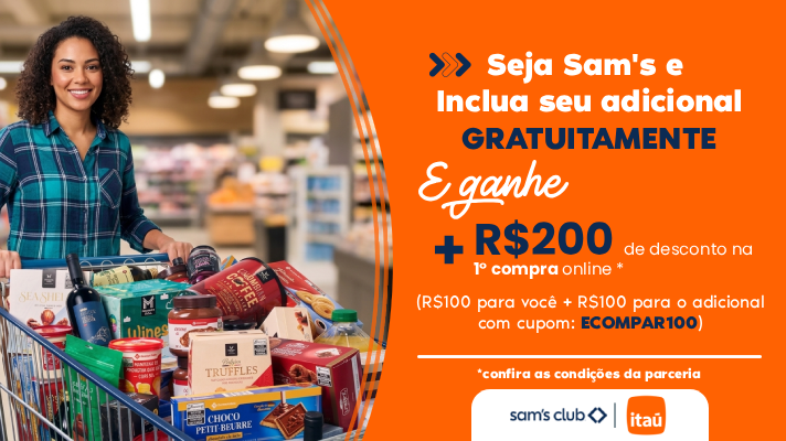 Campanha Itaú Combina Aqui no Sam’s Club