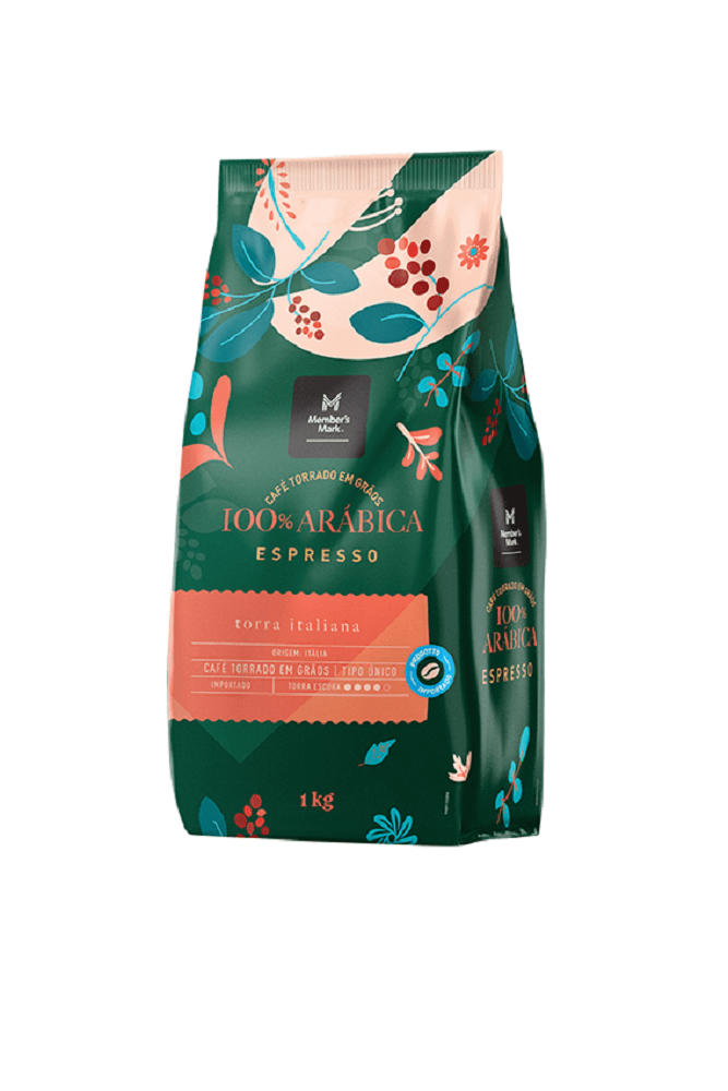 Café em Grãos Member's Mark Torra Italiana 1kg